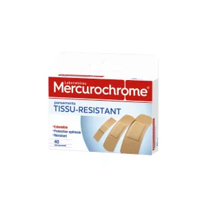 Pansement 3 tailles x40 - MERCUROCHROME