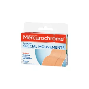 Pansements bande tissu 10x6cm - MERCUROCHROME