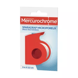 Sparadrap microporeux - MERCUROCHROME