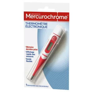 Thermomètre électronique avec étui - MERCUROCHROME