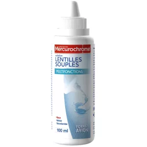 Solution lentilles souples 100ml - MERCUROCHROME
