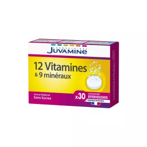 Chakula cha kuongeza vitamini 12, madini 9 bila sukari x30 - JUVAMINE