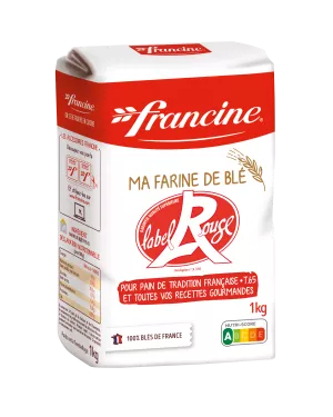 Farine Label Rouge T65, 1kg - FRANCINE