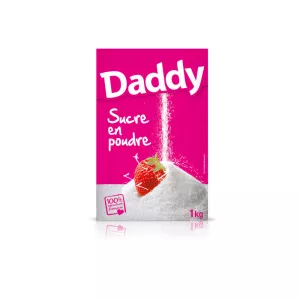 Sucre en poudre 1kg - DADDY