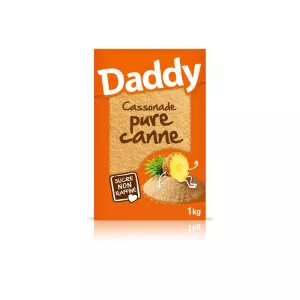 Cassonade pure canne 1kg - DADDY