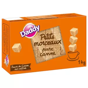 Sucre Petits Morceaux Pure Canne 1kg - DADDY