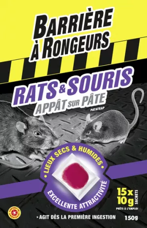 Np Rats Souris Appat Pate 150g