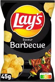 Chips Barbecue 45g X20 - LAY'S