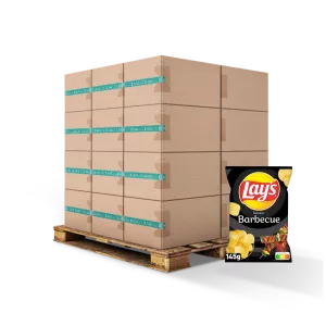 Barbecue flavour crisps family bag 145 g - LAY'S