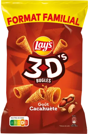 Chips 3D Cacahuète, 150g - BENENUTS