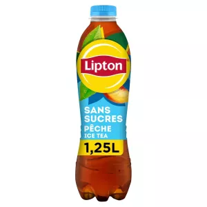 Boisson Au Thé Saveur Pêche Sans Sucres 1,25cl - Lipton