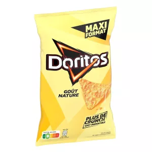 Chips tortilla goût Nature Maxi format 250g- DORITOS