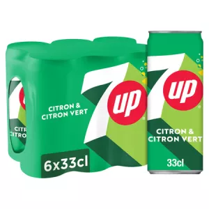 Soda au citron et citron vert 6x33cl - 7UP