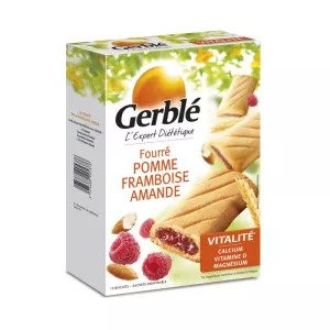 Бисквит яблоко/малина/миндаль 200г - GERBLE