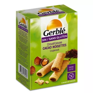 Biscuit Crousti' Pause Noisette Cacao Sans Gluten 125g - GERBLÉ