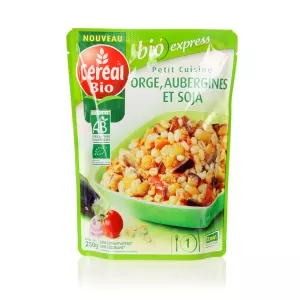 Orge aubergine, soja Bio 250 g - CÉRÉAL BIO