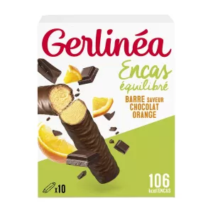 Barre encas chocolat orange 310g - GERLINEA