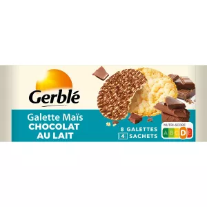 Galette Maïs Chocolat Au Lait 124g - GERBLÉ