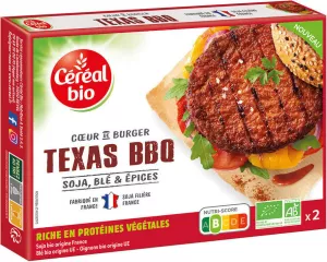 Coeur De Burger Texas Bbq 160g - CÉRÉAL BIO