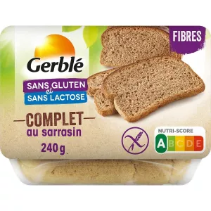 Pain Complet Sarrasin Sans Gluten 240g - GERBLÉ