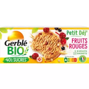132g Bisc Pt Dej Fruit Rou Bio