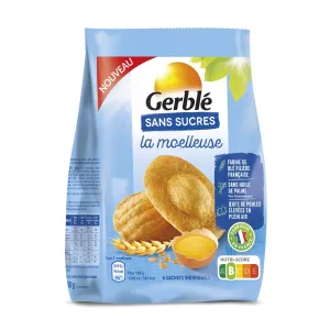 Madeleine sans sucres la moelleuse 150g - GERBLE