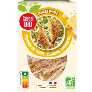 Délices Panés Pommes De Terre, Oignons, Emmental Bio 160g - Cereal Bio Frais