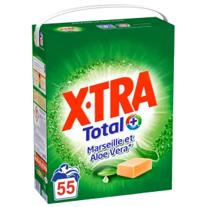 Detergente em pó de aloe vera Marseille X-TRA