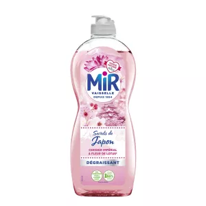 Liquide Vaisselle Dilué Secrets de Japon Fleurs de Lotus et Cerisier Dégraissant 675ml - MIR