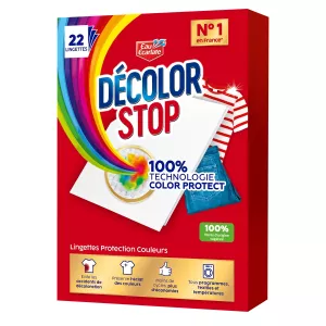 Lingettes Décolorations Protection Couleur x22 - DECOLOR STOP
