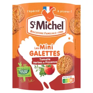 Mini galette tomate herbes de Provences 100g - ST MICHEL