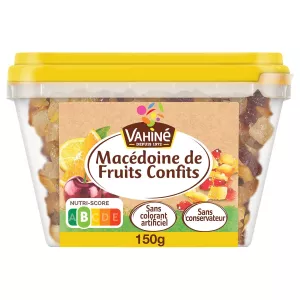 Macédoine de fruits confits 150 g - VAHINÉ
