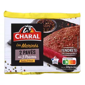 Маринованные говяжьи асфальтоукладчики 3 перца 130 г - 260g -charal