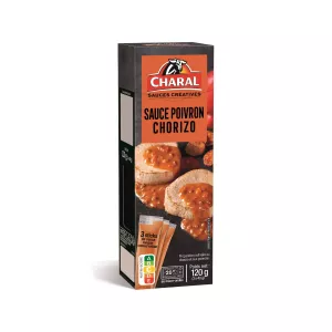 Sauce poivron chorizo 3x40g - CHARAL