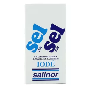 Sel Fin Iodé 1kg - Salinor