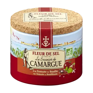 Fleur De Sel Tomate & Basilic Bio 125g - Le saunier de camargue