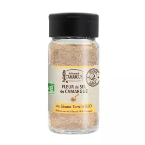 Fleur De Sel Sesame Bio 75g - Le saunier de camargue