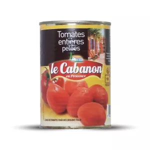 Tomates entières pelées 238g - LE CABANON