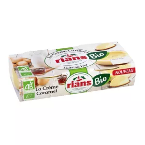 Creme Caramel Bio 2x90g