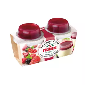 Panna Cota Fruit Rouges 2x120 - RIANS