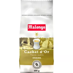 ऑर्गेनिक गोल्ड स्टैम्प कॉफी बीन्स 500 ग्राम - MALONGO