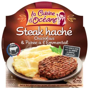 Steak Haché et Purée, 300g - A CUISINE D'OCÉANE