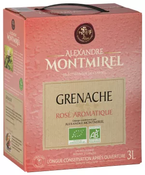 Vin rosé bio 3L - MONTMIREL