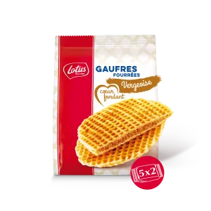 Gaufres Fourrées cœur fondant Vergeoise 310g (5x2p) - LOTUS