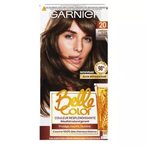 Coloration Cheveux Permanente 20 Chatain Clair Naturel - GARNIER