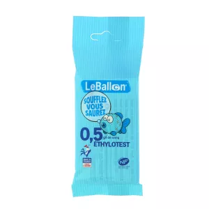 一次性化学呼吸分析仪 Nf 0.5g 无铬 - Le Ballon