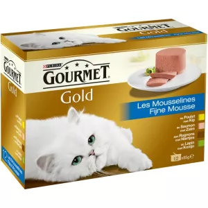 Pâtée pour chats Gold les Mousselines 12x85g - PURINA GOURMET