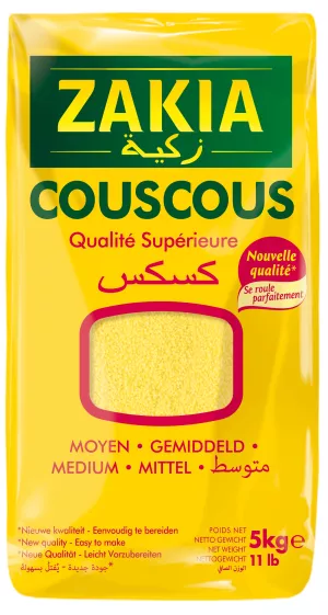 Couscous moyen 5kg - ZAKIA