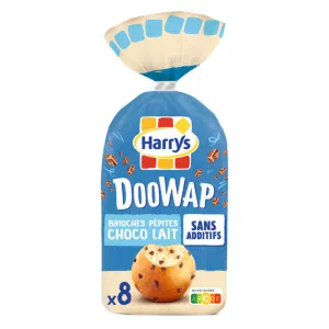 Brioche Doowap aux Pépites de Chocolat au Lait X8 330g - HARRYS
