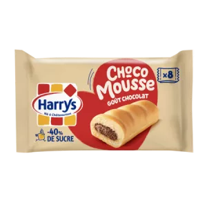 Gâteaux Moelleux Fourrés Chocolat Choco Mousse Moins De Sucres X8 - Harrys